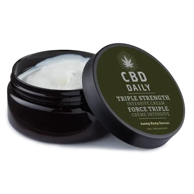 Cbd Daily Intensive Cream Triple Strength 8 Oz